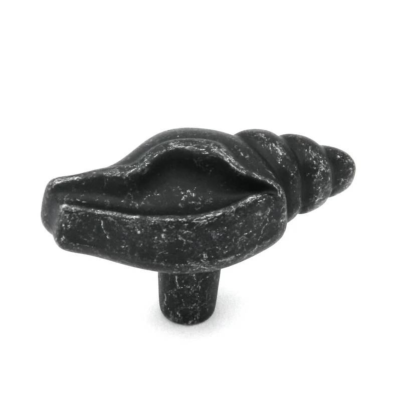 Hickory Hardware South Seas Vibra Pewter Conch Shell 1 1/4" Cabinet Knob PA0113-VP