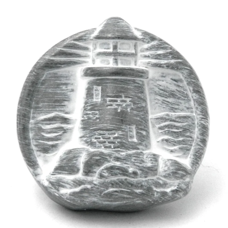 Hickory Hardware South Seas Whitewash Lighthouse 1 1/2" Cabinet Knob PA1811-WW