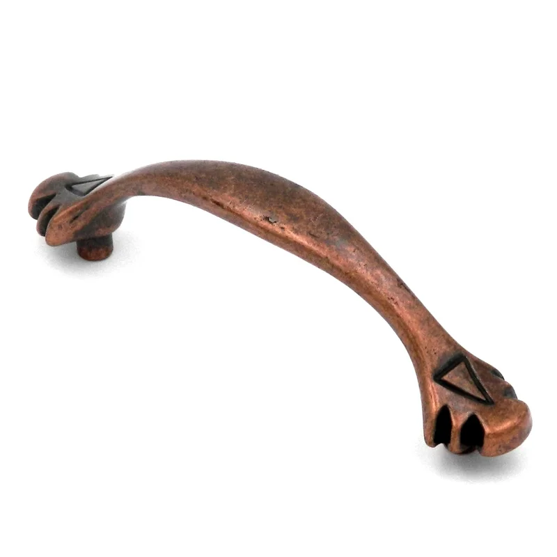 Hickory Hardware Southwest Lodge Antique Copper 3"cc Cabinet Pull P384-AC
