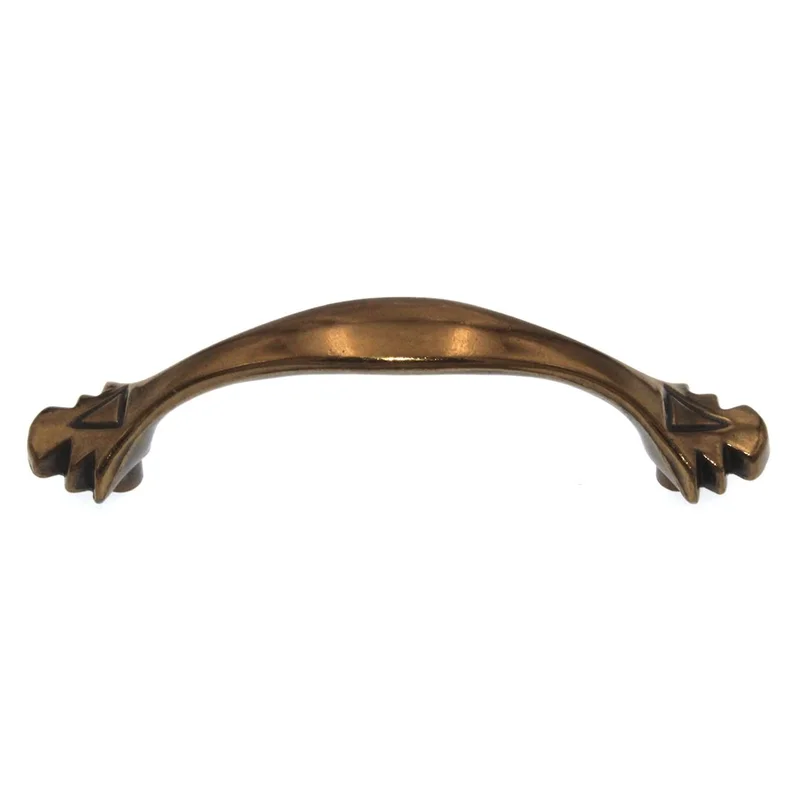 Hickory Hardware Southwest Lodge Honey Lancaster Hand Polished 3"cc Cabinet Pull P384-LPH