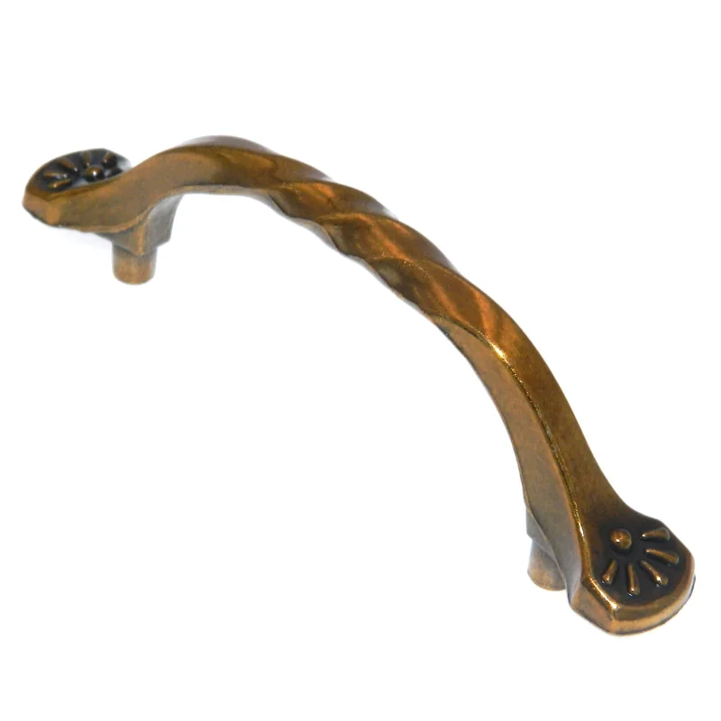 Hickory Hardware Southwest Lodge Lancaster Hand Polished 3"cc Cabinet Handle Pull P375-LPH