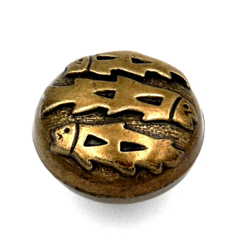 Hickory Hardware Southwest Lodge Lancaster Polished 1 1/4" Ornate Cabinet Knob Pull P374-LPH