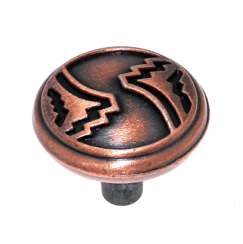Hickory Hardware Southwest Lodge P377-AC Antique Copper 1 1/4" Cabinet Knob Pull
