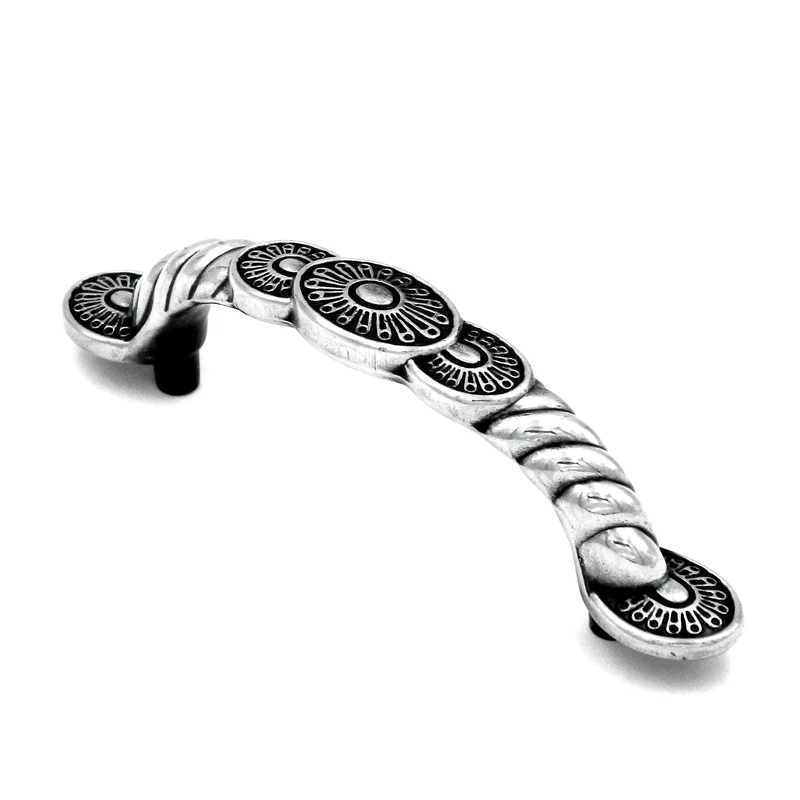 Hickory Hardware Southwest Lodge Silver Medallion 3"cc Cabinet Pull P390-SM