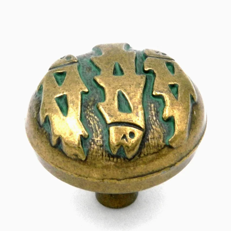 Hickory Hardware Southwest Lodge Verde Antique 1 1/4" Ornate Cabinet Knob Pull P374-VA