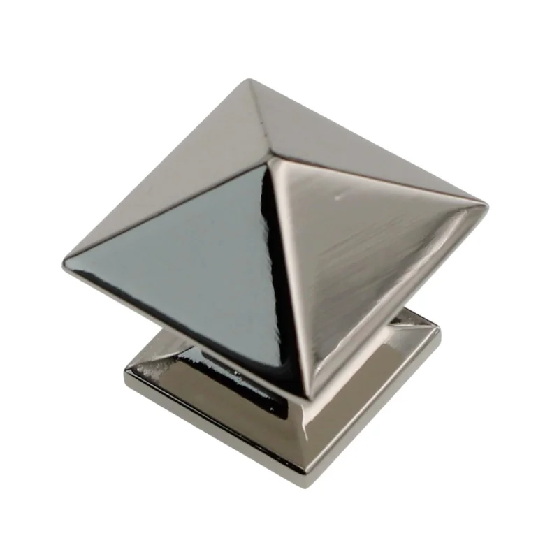Hickory Hardware Studio Bright Nickel 1 1/4" Rectangle Cabinet Knob