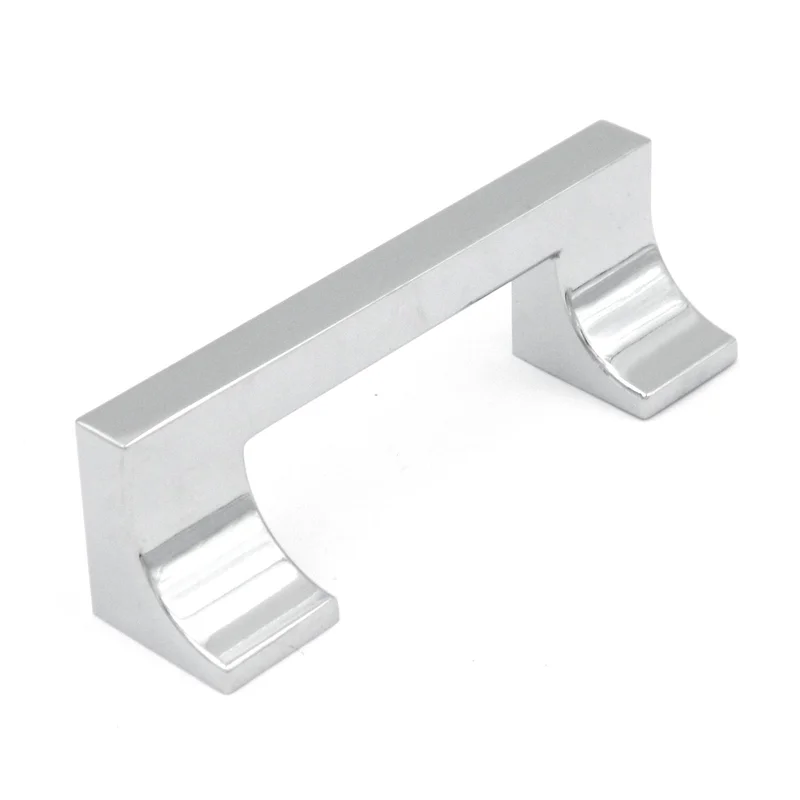 Hickory Hardware Swoop Chrome Cabinet 3", 3 3/4" (96mm)cc Handle Pull P3334-CH