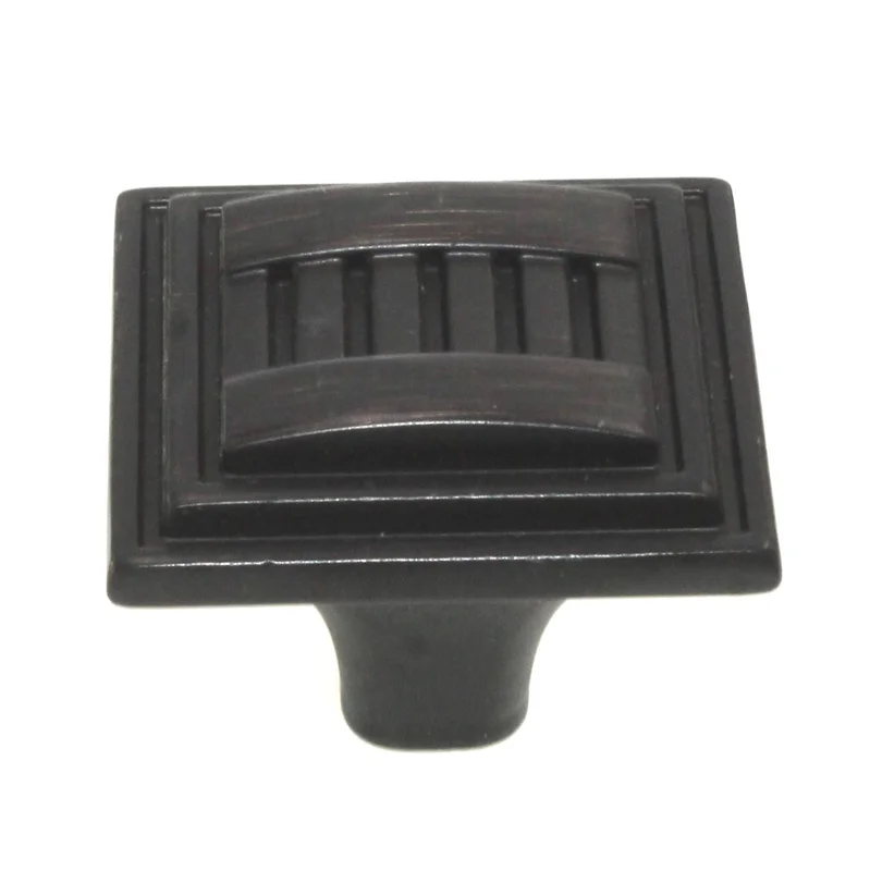Hickory Hardware Sydney 1 5/16" Square Cabinet Knob Vintage Bronze HH74670-VB