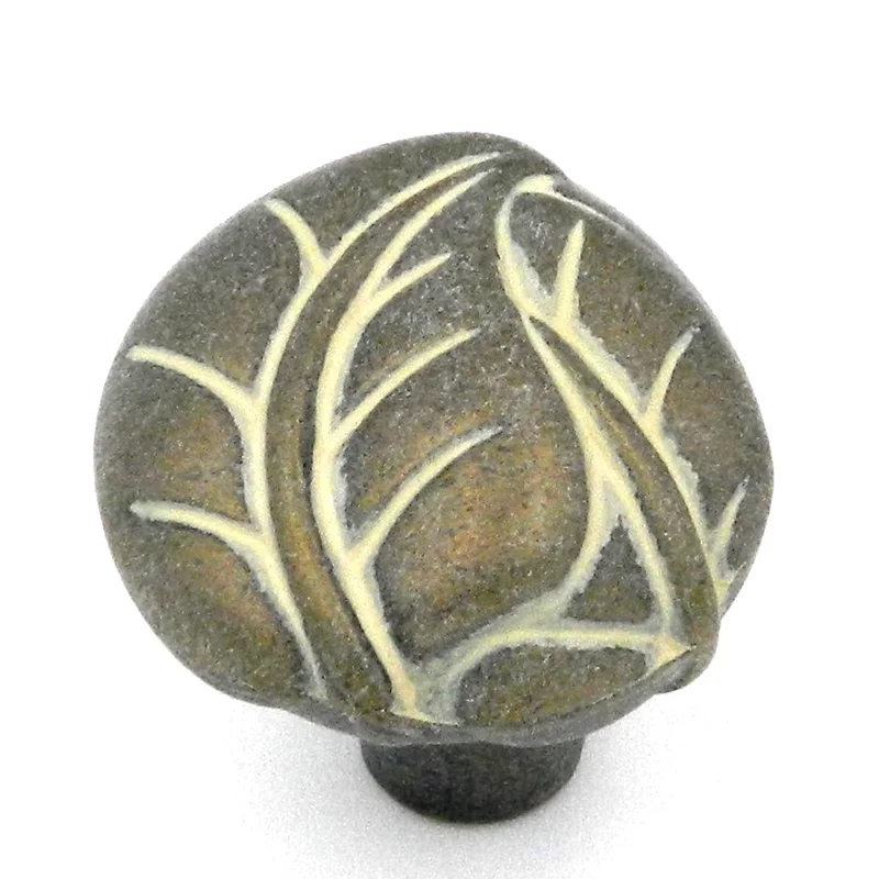 Hickory Hardware Touch of Spring Blonde Antique Round 1 1/4" Cabinet Knob P7301-BOA