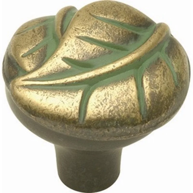 Hickory Hardware Touch of Spring Verde Antique Round 1 1/4" Cabinet Knob P7301-VA