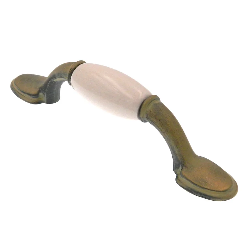 Hickory Hardware Tranquility Blonde Antique Cabinet 3"cc Handle Pull P731-BOA