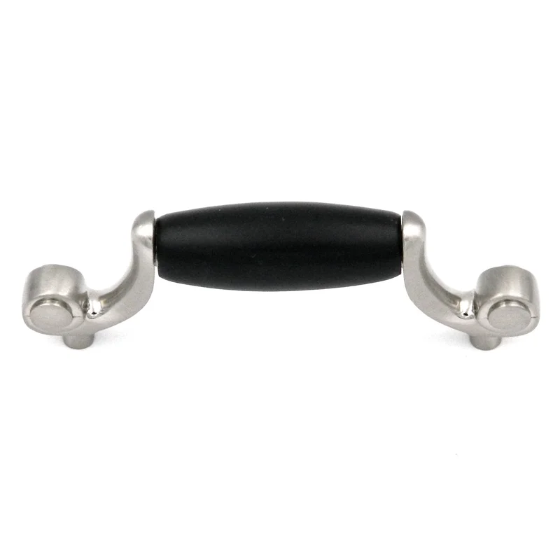 Hickory Hardware Tranquility Satin Nickel Cabinet 3"cc Handle Pull P526-SNB