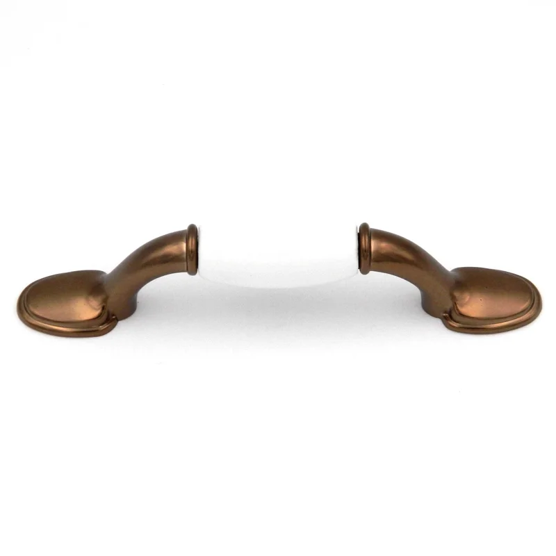 Hickory Hardware Tranquility Venetian Bronze & White 3"cc Cabinet Pull P744-VBZ