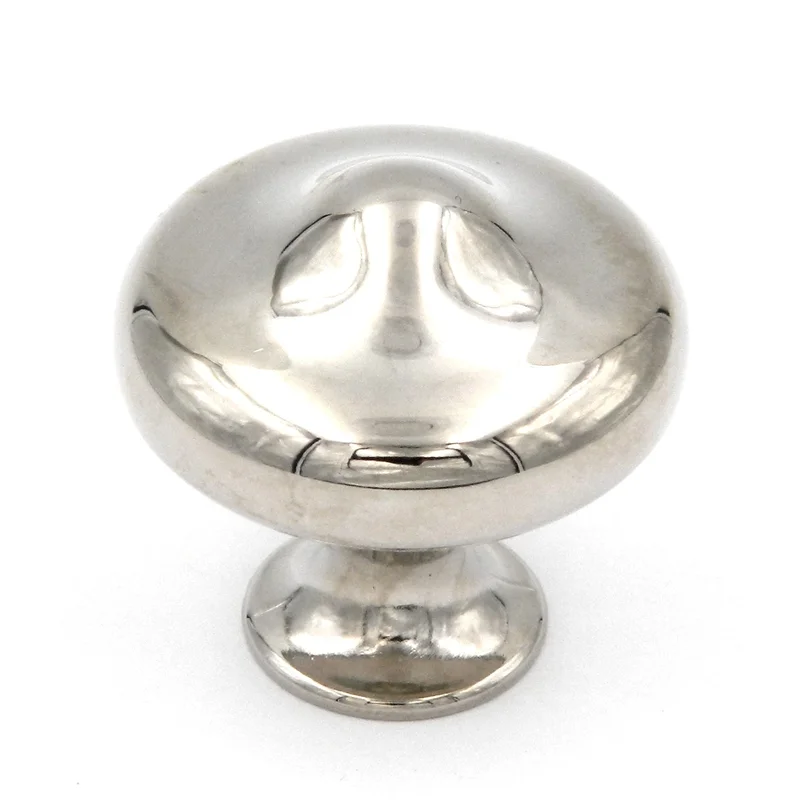 Hickory Hardware Triomphe Bright Nickel Round 1 5/8" Cabinet Knob P3340-14