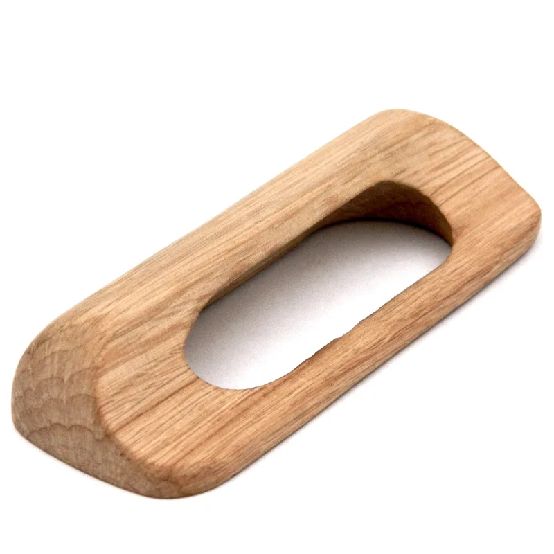 Hickory Hardware Unfinished Wood Cabinet or Furniture Drawer 3 3/4" (96mm)cc Cup Pull P676-UW