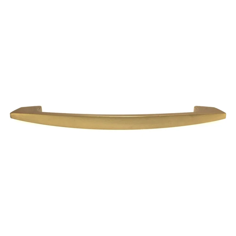 Hickory Hardware Velocity Flat Ultra Brass 6 1/4" (160mm) Ctr. Pull HH74732-FUB