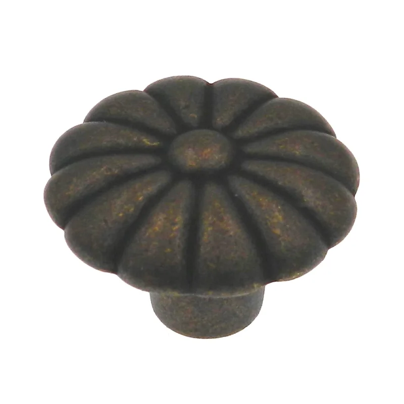 Hickory Hardware Vienna 1 1/8" Windover Antique Round Cabinet Knob P3172-WOA