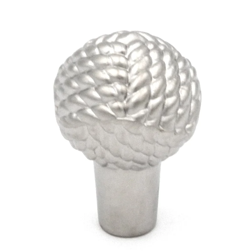 Hickory Hardware West Indies P7532-PN Pearl Nickel 1" Nautical Knot Cabinet Knob