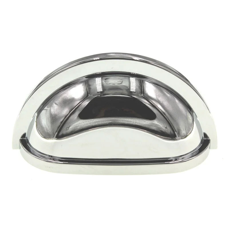 Hickory Hardware Williamsburg 3" Ctr Drawer Cup Pull Chrome P3055-CH