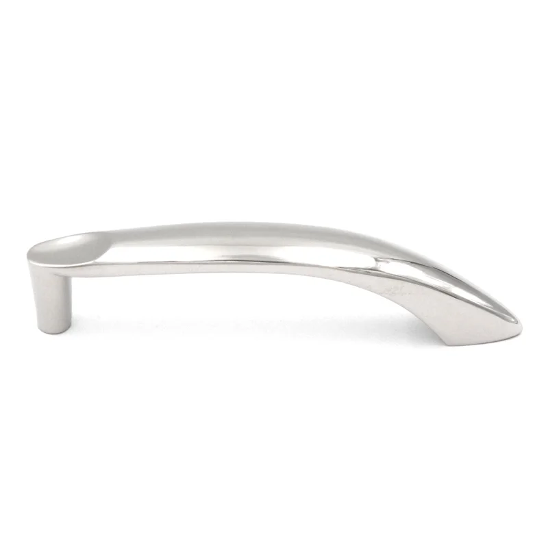 Hickory Metropolis 3 3/4" (96mm)cc Bright Nickel Cabinet Handle Pull P4596-14