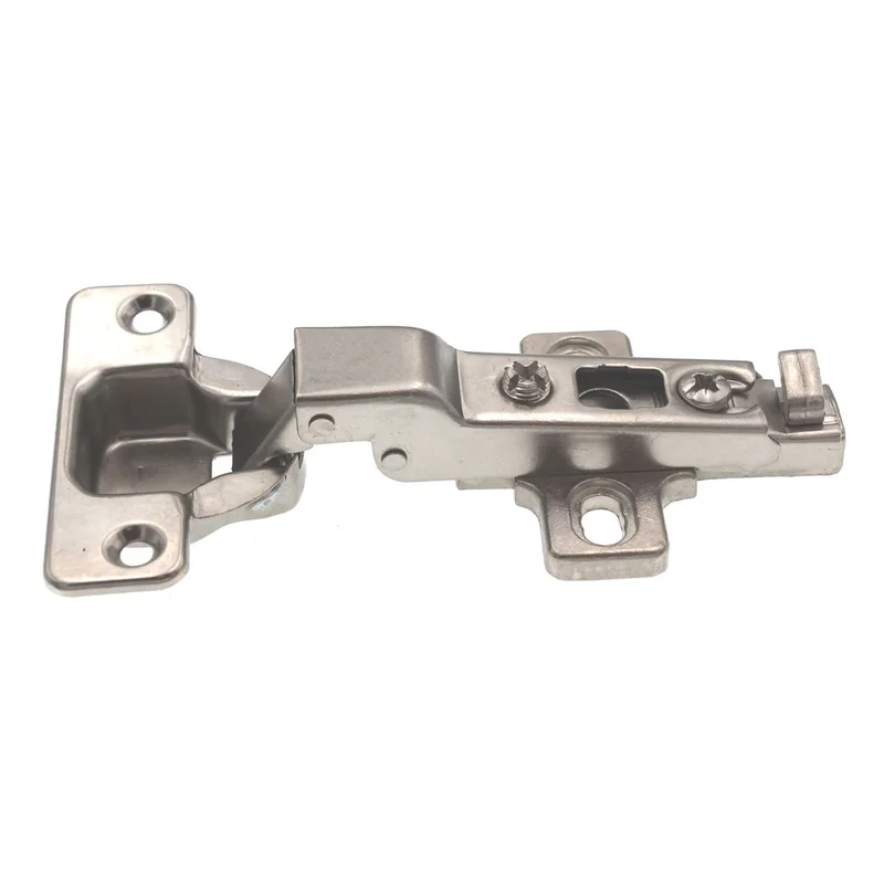 Hickory Nickel Slide-on 100 deg. Half Overlay Concealed Euro Hinge P5110-14