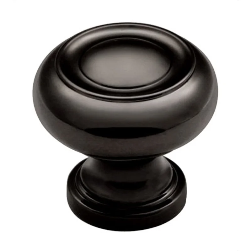 Hickory P3151-BLN Black Nickel 1 1/4" Mushroom Cabinet Knob Pull Williamsburg