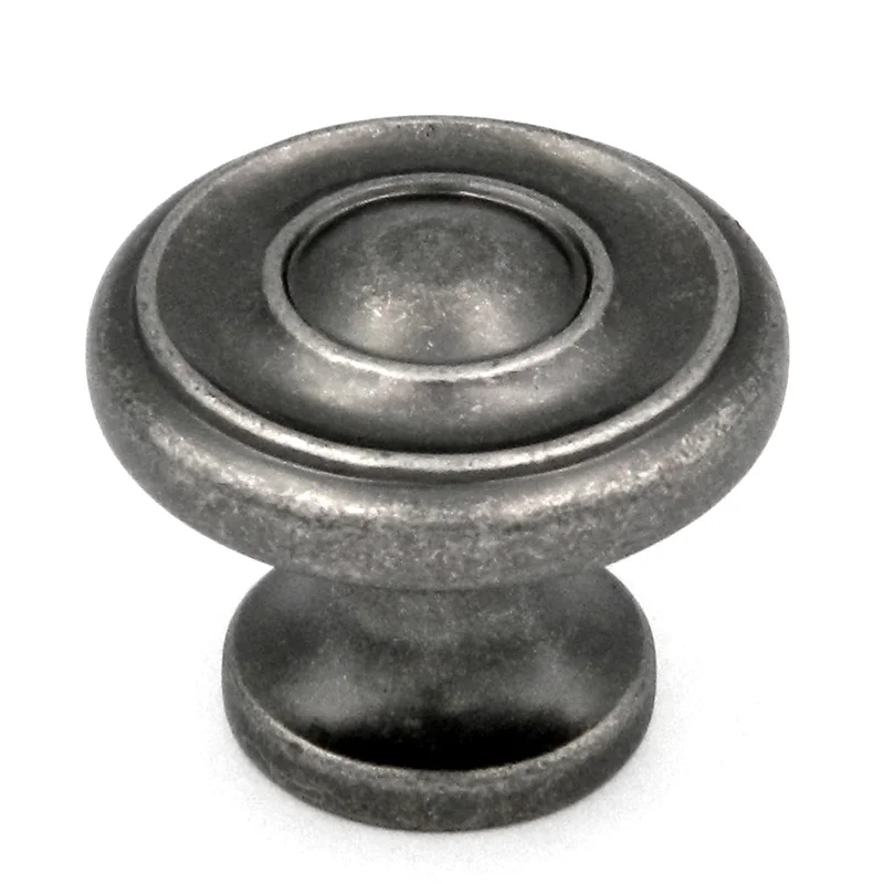 Hickory P3500-BNV Black Nickel Vibed 1 1/4" Mushroom Cabinet Knob Pulls Altair