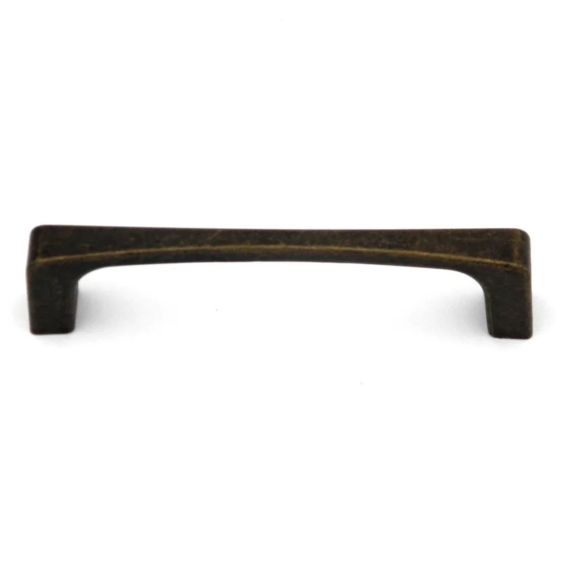 Hickory Rotterdam P3114-WOA Windover Antique 3 3/4" (96mm)cc Square Cabinet Handle Pull