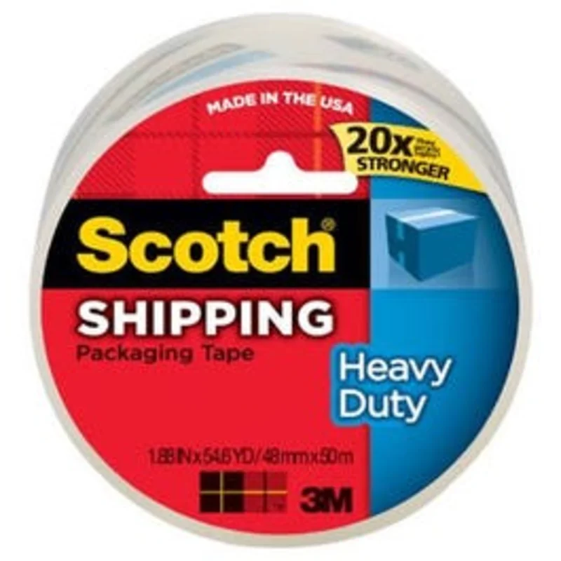 High-Performance Packing Tape, Clear, 1.88-In. x 54.6-Yds.