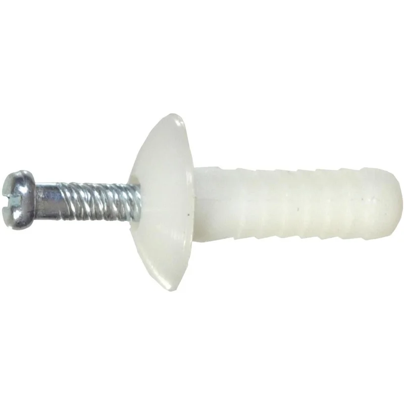 Hillman 1/4 In. x 1 In. Nylon Truss Hammer Drive Anchor (100 Ct.)