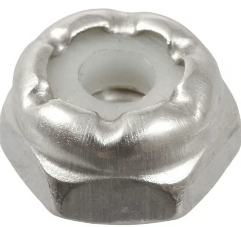 Hillman 18-8 Stainless Steel Nylon Insert USS Coarse Stop Nut #6-32