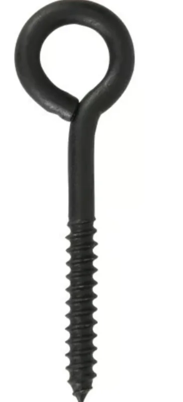 Hillman Durasteel Eye Lag Bolt Black Flagged (3/8" x 4-1/2") 155 lbs