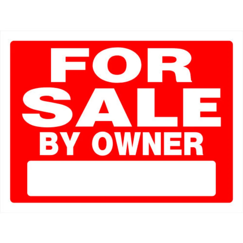 Hillman For Sale by Owner Sign (18" x 24")