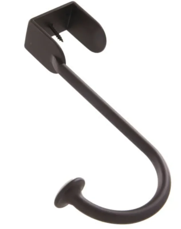 Hillman Group Hardware Essentials Over-the-Door Hook Oil Rubbed Bronze Oil Rubbed Bronze