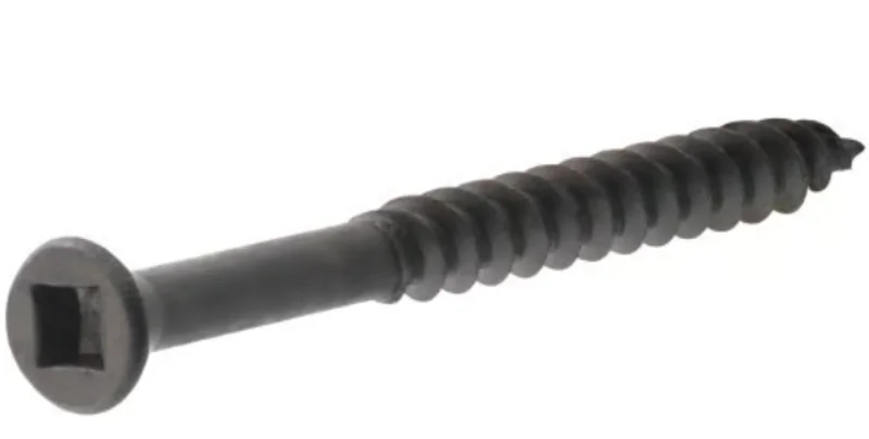 Hillman Group Square Drive Black Phosphate Trim Screws (#6 x 2-1/4") - 50 pc