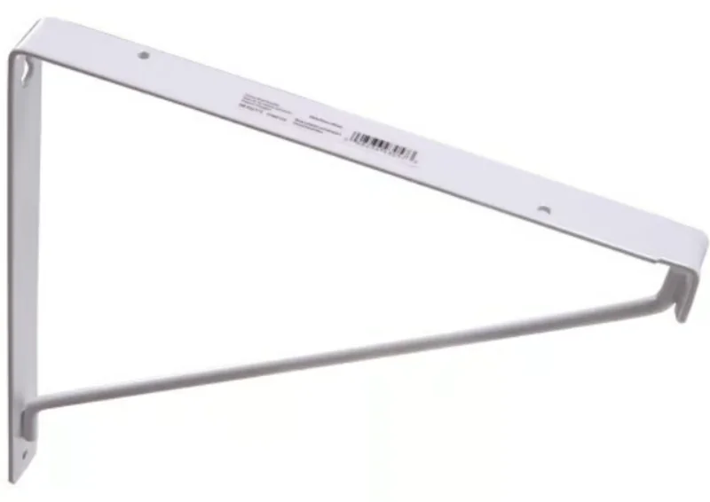 Hillman Hardware Essentials Closet Shelf Bracket White (11" x 11")