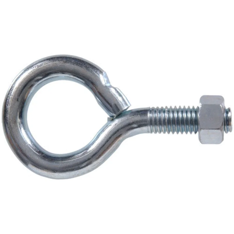 Hillman Hardware Essentials Eye Bolt with Hex Nut Zinc (1/2"-13 x 4")
