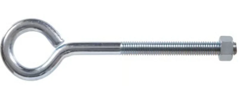 Hillman Hardware Essentials Eye Bolt with Hex Nut Zinc (1/2"-13 x 8")