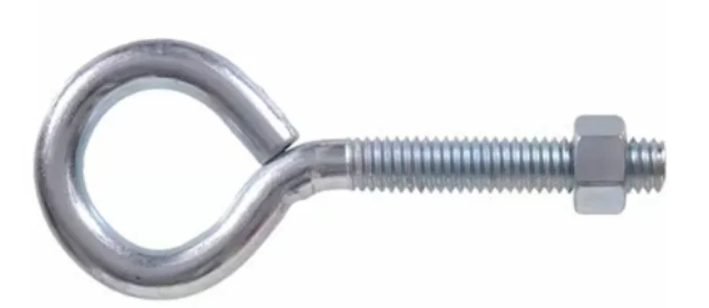 Hillman Hardware Essentials Eye Bolt with Hex Nut Zinc (10-24 x 1-1/2")