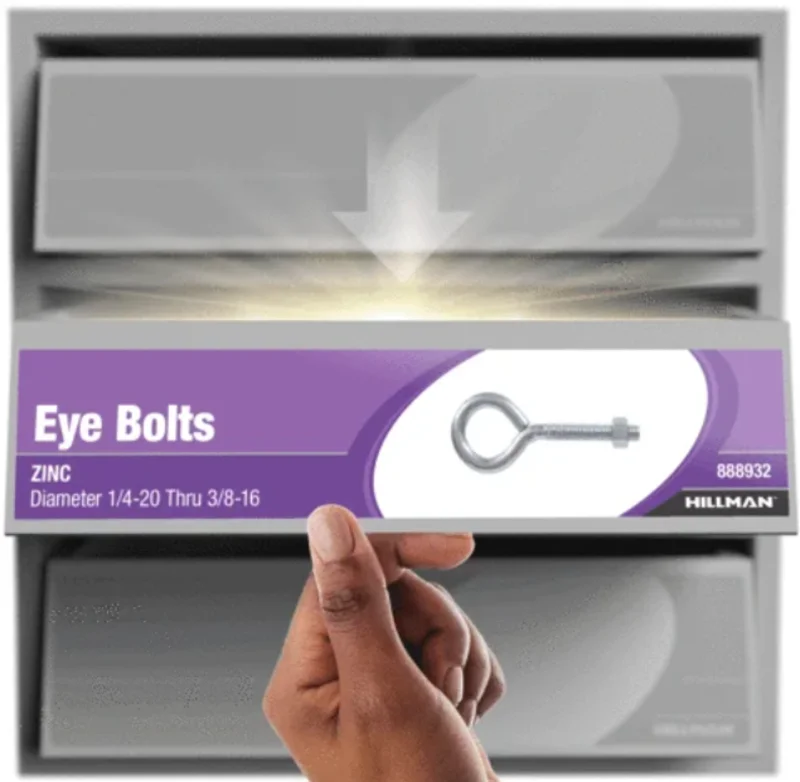 Hillman Hardware Essentials Eye Bolt with Hex Nut Zinc (5/16-18 x 3-1/4")