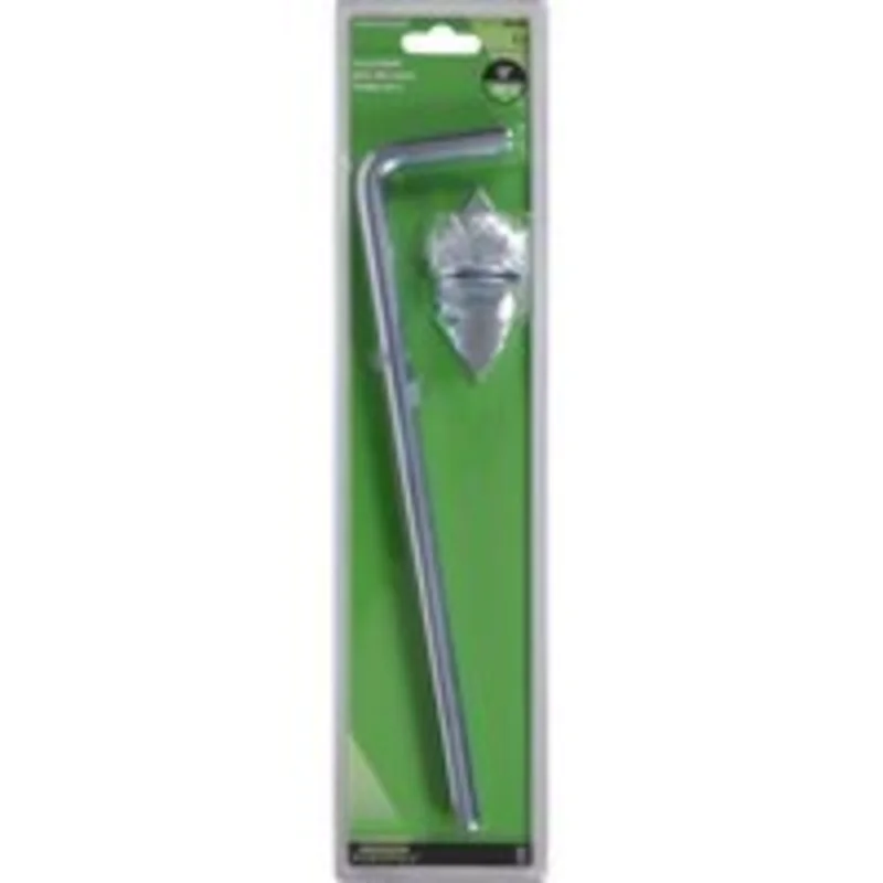 Hillman Hardware Essentials Non-Adjustable Cane Bolt Zinc (1/2" x 12")