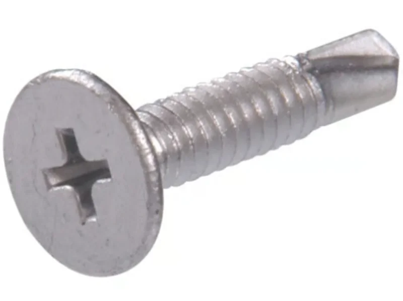 Hillman Zinc Wafer Head Phillips Self Drilling Screws (#10-24 x 1-7/16") - 100pc