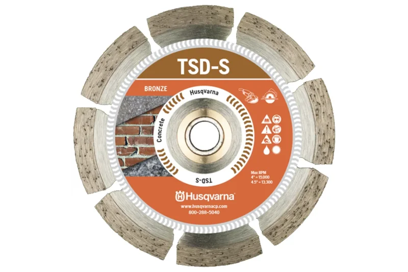 Husqvarna 7" x .095" x 7/8"- 5/8" TSD-S Dri Disc
