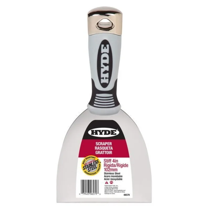 Hyde Stiff Pro Stainless Scraper, 4