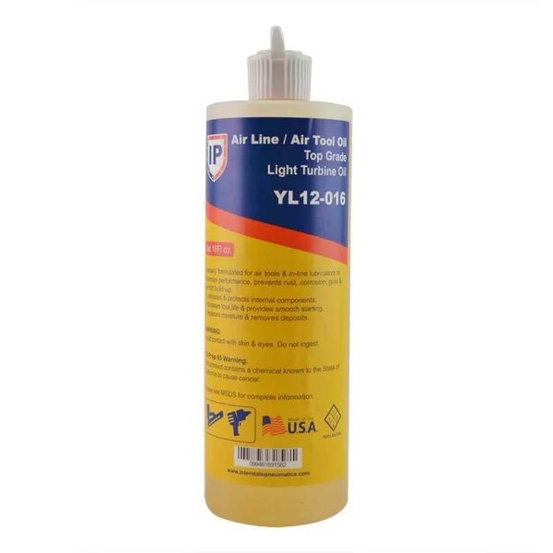Interstate YL12-016 Air Tool Oil - Flip Top Lid - 16 oz YL12-016