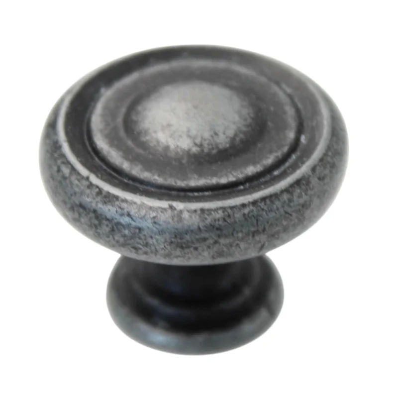 Jeffrey Alexander Bremen Antique Silver 1 1/4" Cabinet Knob 117SIM