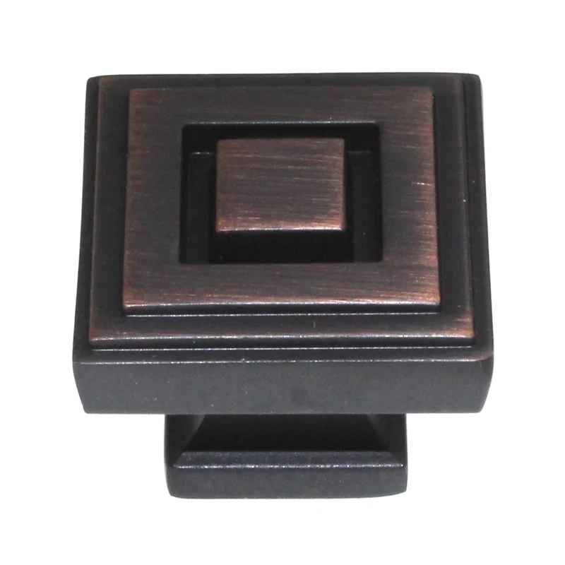 Jeffrey Alexander Delmar 1 1/4" Cabinet Knob Brushed Oil Rubbed Bronze 585L-DBAC