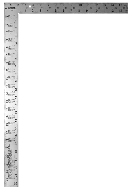 Johnson Level CS9 Professional Easy-Read Steel Framing Square
