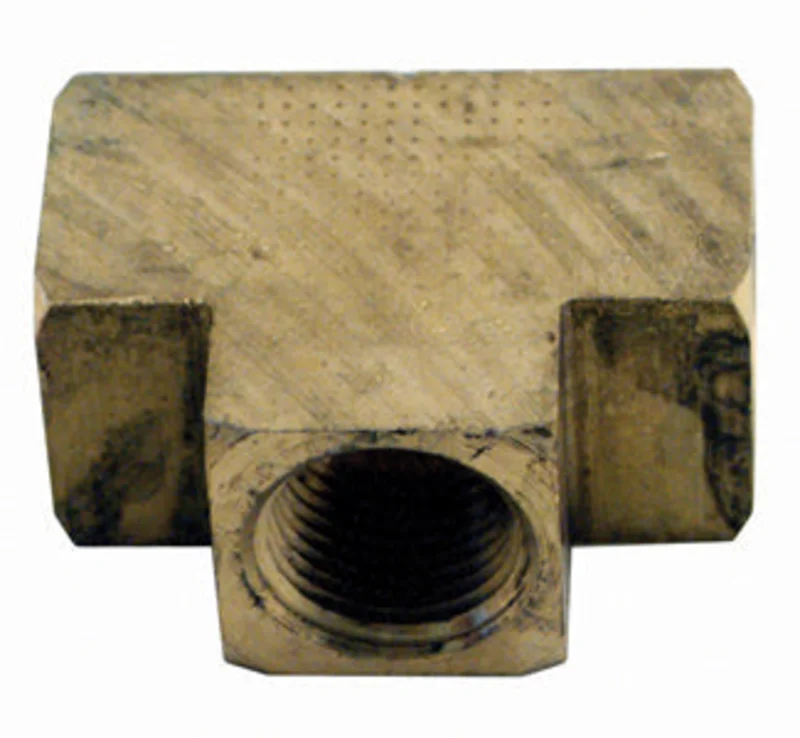 K-T Industries 1/4" Npt Brass T