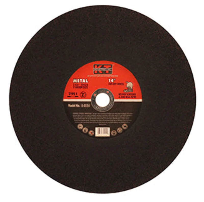 K-T Industries 14" X 7/64" X 1" Metal Cut Off Wheel